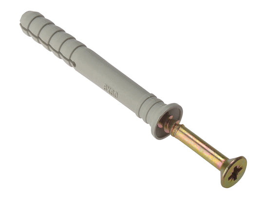 FORHF860M - Hammer Fixing & Plug M8 x 60mm Bag 10