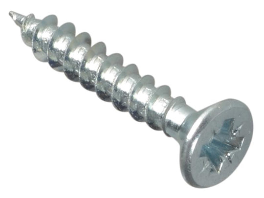 FORMPS425ZP - Multi-Purpose Pozi Compatible Screw CSK ST ZP 4 x 25mm Box 200