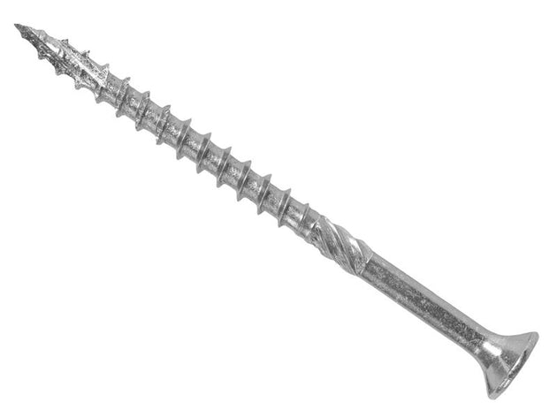 FORPEX560ES - ForgeFast Pozi Compatible Exterior Screws eTech Silver 5.0 x 60mm Box 100