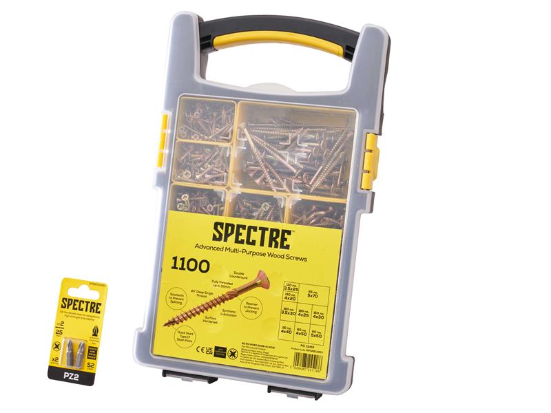 FORSPE1100Y - Spectreâ„¢ Advanced Screw Set, 1100 Piece
