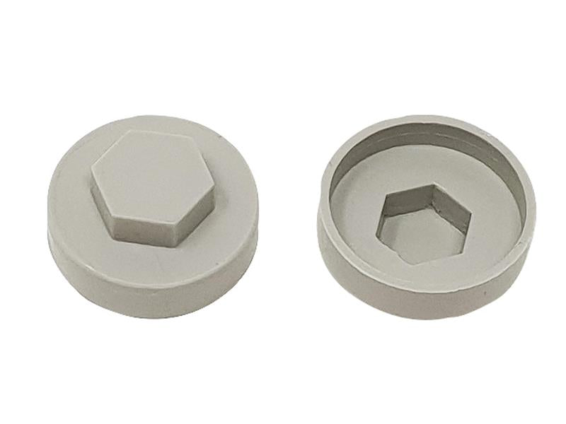 FORTFCC16GG - TechFast Cover Cap Goosewing Grey 16mm (Pack 100)