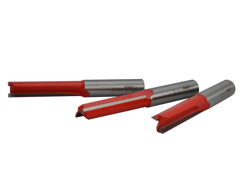 FRE03FR03268 - Straight Worktop Jig Kitchen Cutter 12.5 x 50.5mm 1/4in Shank 3 Pack