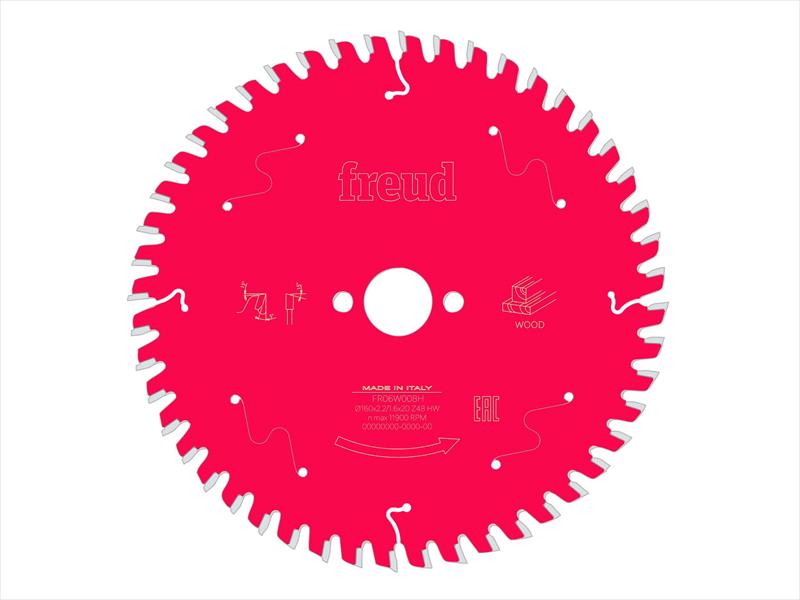 FRE03FS09687 - Wood Circular Saw Blade 165 x 20 x 1.7/1.3mm x 40T