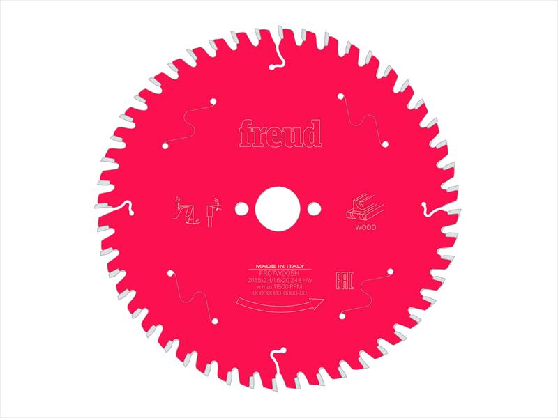 FRE03FS09690 - Wood Circular Saw Blade 165 x 20 x 2.4/1.6mm x 48T