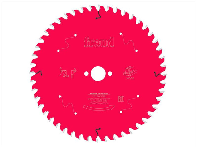 FRE03FS09715 - Wood Circular Saw Blade 190 x 20 x 2.4/1.6mm x 48T