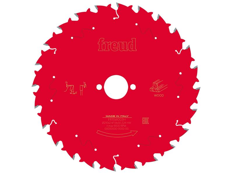 FRE03FS09725 - Wood Circular Saw Blade 210 x 30 x 2.4/1.8mm x 24T
