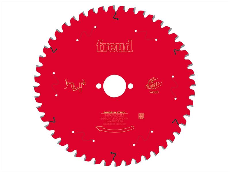 FRE03FS09750 - Wood Mitre Saw Blade 216 x 30 x 2.4/1.8mm x 48T