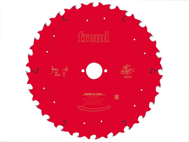 FRE03FS09778 - Wood Table Saw Blade 254 x 30 x 2.6/1.8mm x 24T