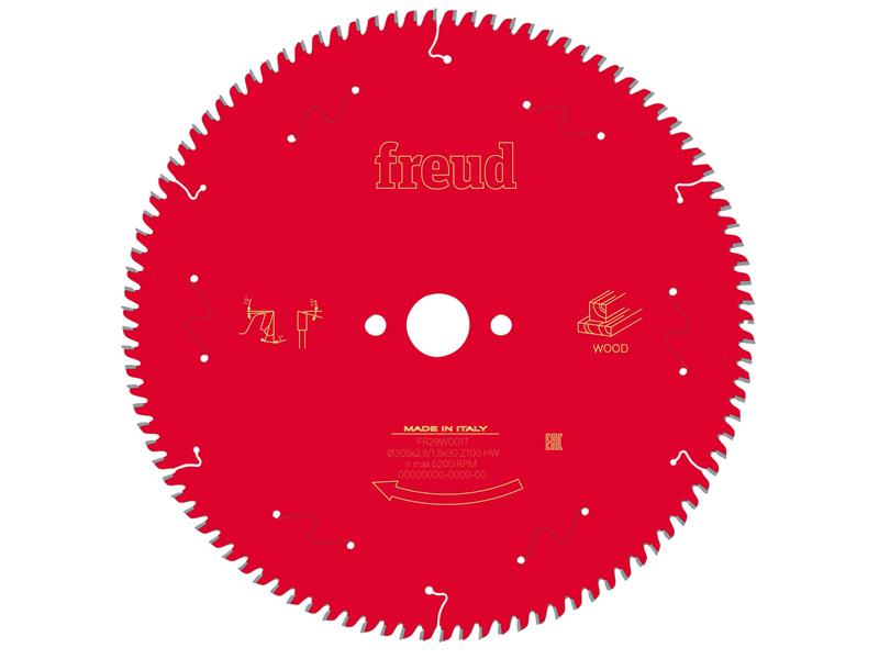 FRE03FS09787 - Wood Table Saw Blade 305 x 30 x 2.8/1.8mm x 100T