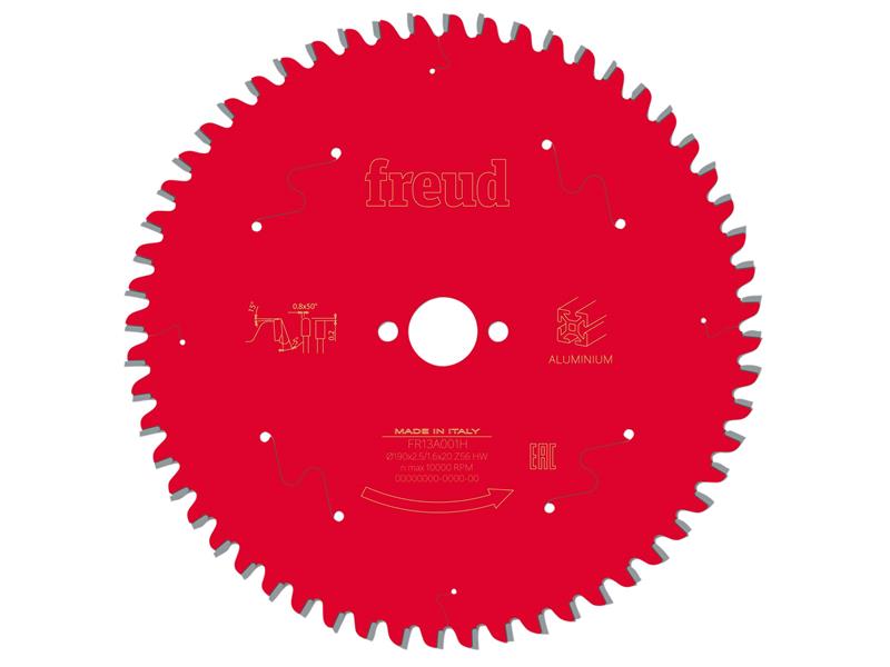 FRE03FS09814 - Metal Circular Saw Blade 190 x 20 x 2.5/1.6mm x 56T