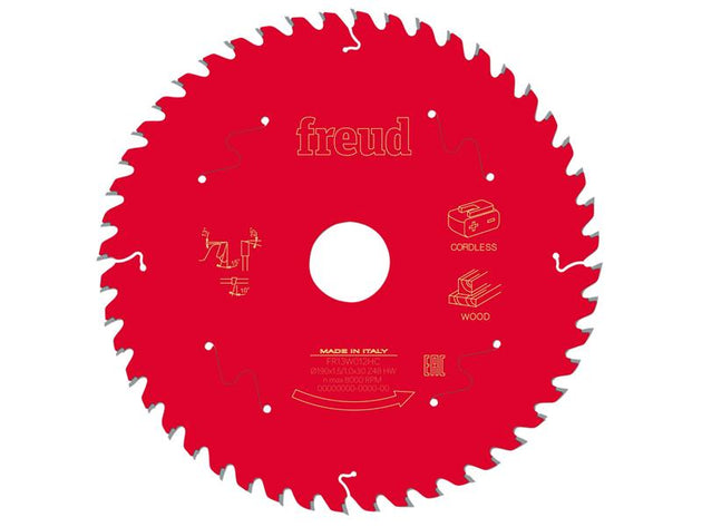 FRE03FS10059 - Wood Circular Saw Blade 190 x 30 x 1.45/1mm x 48T