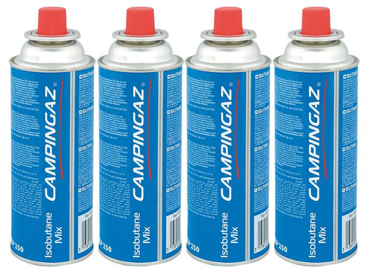 GAZCP250P4 - CP250 Isobutane Gas Cartridge 220g Pack of 4
