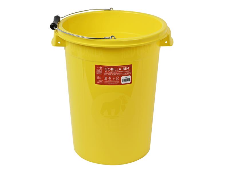 GORRG30Y - Plasterers Mixing Bucket Yellow 30 litre