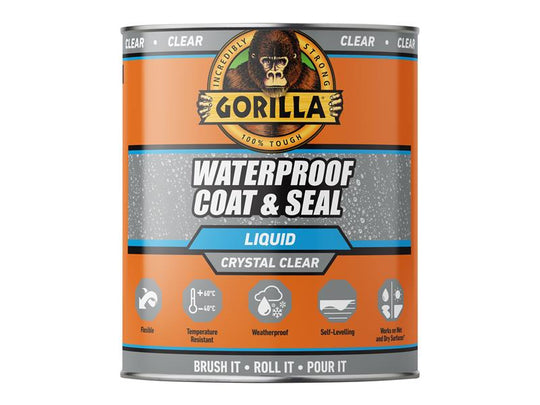 GRGPSPCL473N - GorillaÂ® Waterproof Coat & Seal Clear 473ml