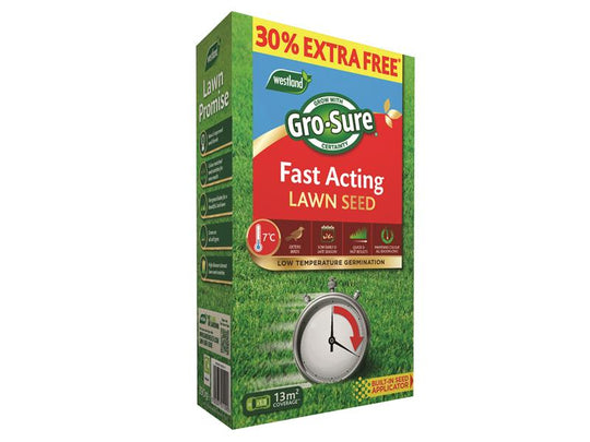 GRO20500299 - Gro-Sure Fast Acting Lawn Seed 10mÂ² + 30%