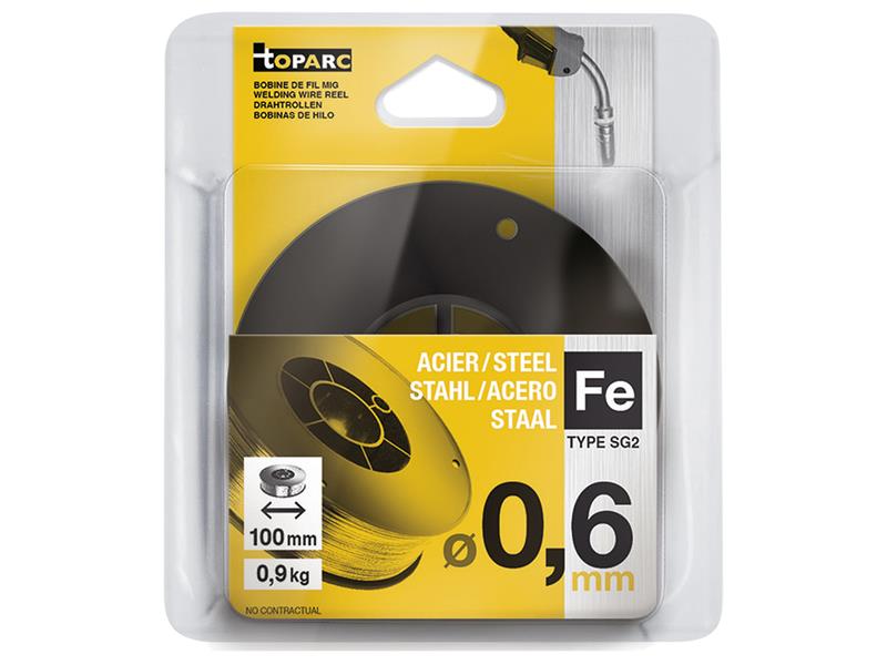 GYS086593 - MAG Wire Reel Steel 0.6mm 0.9kg