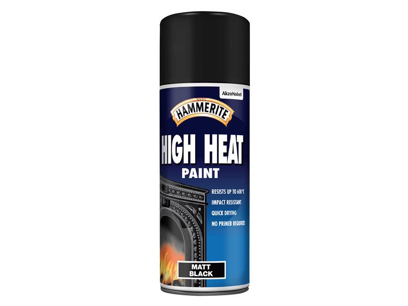 HMMHHPBLAERO - High Heat Paint Aerosol 400ml Black