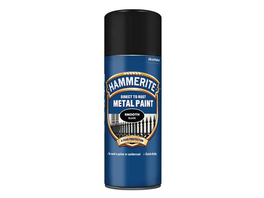 HMMSFBLAERO - Smooth Finish Aerosol Black 400ml