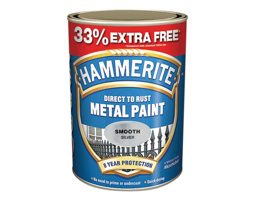 HMMSFS750AV - Direct To Metal Smooth Silver 750ml + 33%
