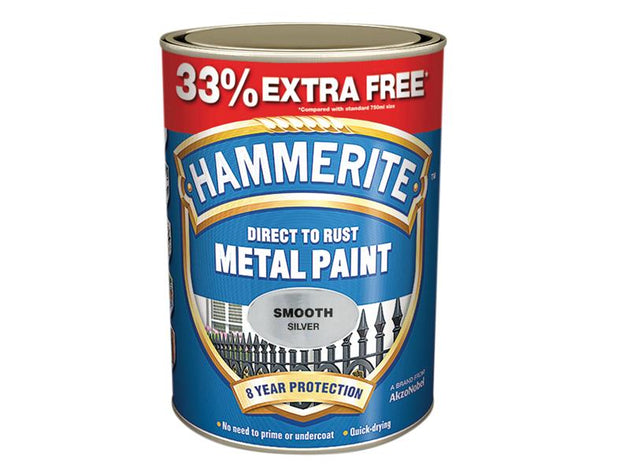 HMMSFS750AV - Direct To Metal Smooth Silver 750ml + 33%