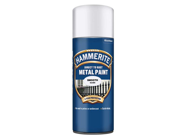 HMMSFSIAERO - Smooth Finish Aerosol Silver 400ml