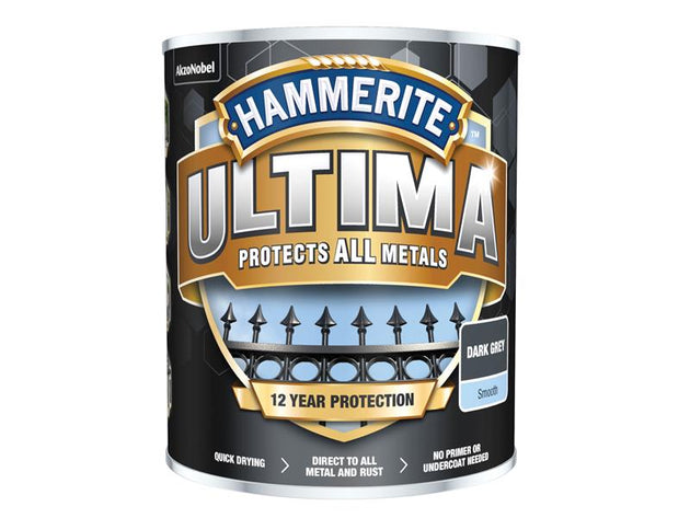 HMMUMSDG750 - Ultima Metal Paint Smooth Dark Grey 750ml