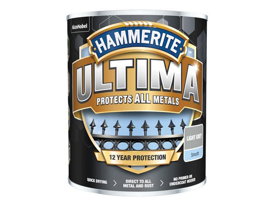 HMMUMSLG750 - Ultima Metal Paint Smooth Light Grey 750ml