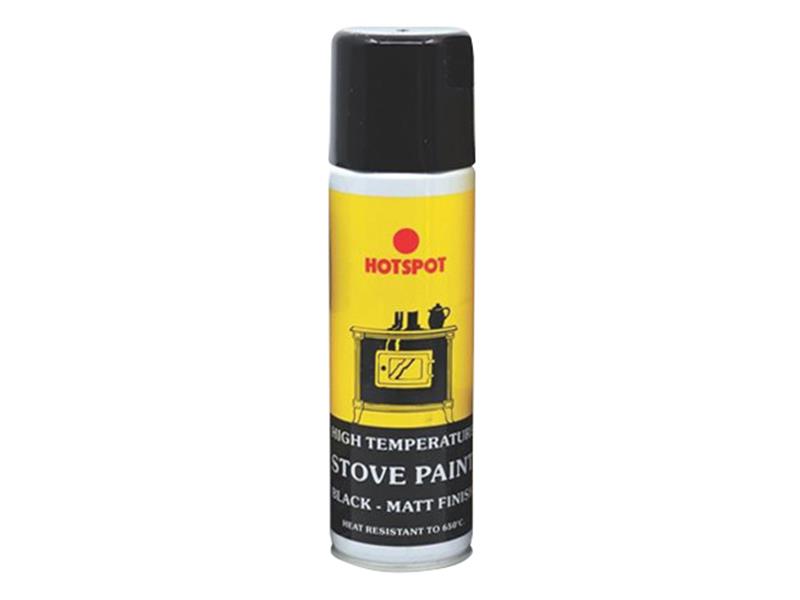 HOT200911 - Stove Paint Matt Black Aerosol 150ml 200911
