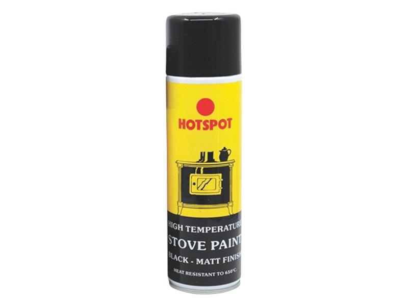 HOT200921 - Stove Paint Matt Black Aeorsol 250ml