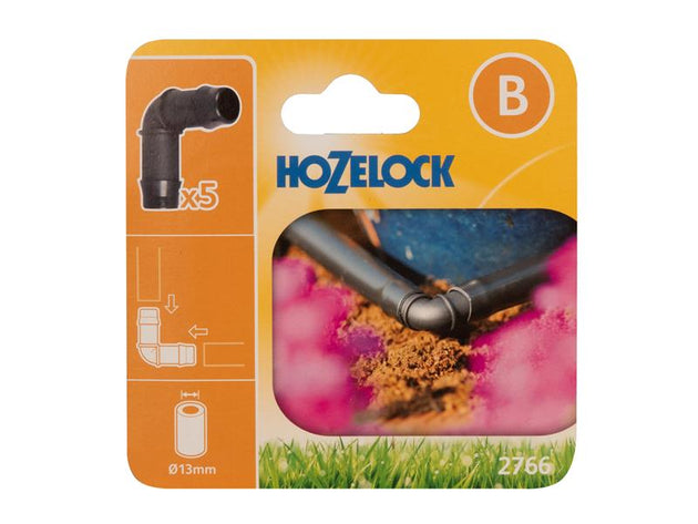 HOZ27660005 - 2766 90Â° Elbow Connector 13mm (Pack 5)