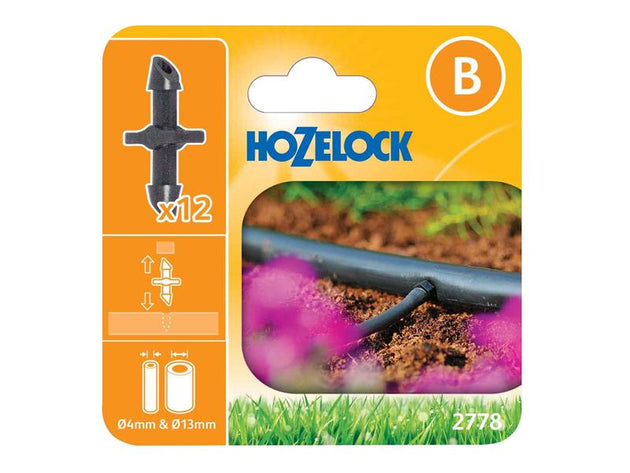 HOZ27780012 - 2778 Straight Connector 4mm (Pack 12)