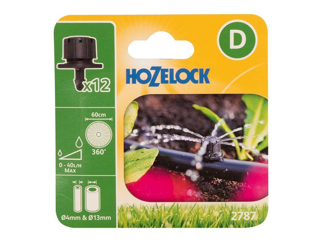 HOZ27870012 - 2787 End of Line Adjustable Mini Sprinkler 4/13mm (Pack 12)