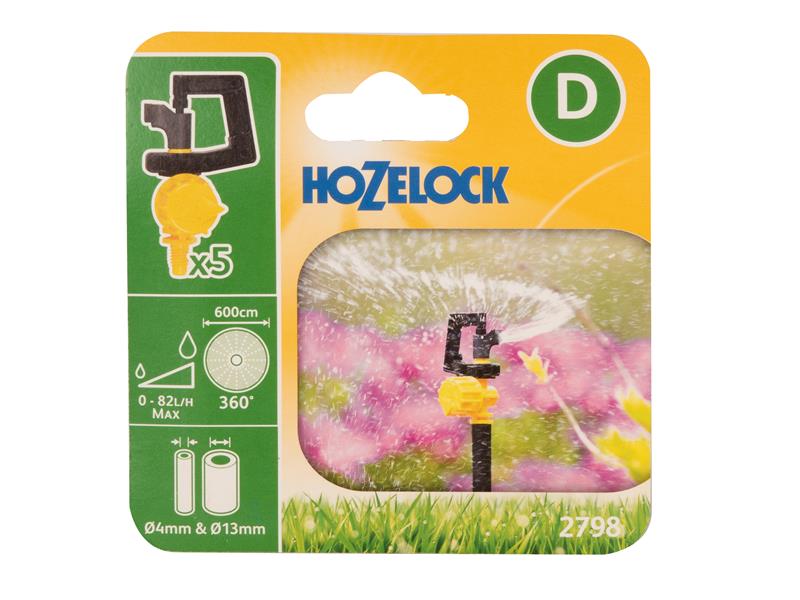 HOZ27980005 - 2798 Adjustable 360Â° Mini Sprinkler (Pack 5)