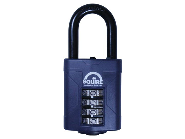 HSQCP5015 - CP50/1.5 Combination Padlock 4-Wheel 50mm Long Shackle 38mm