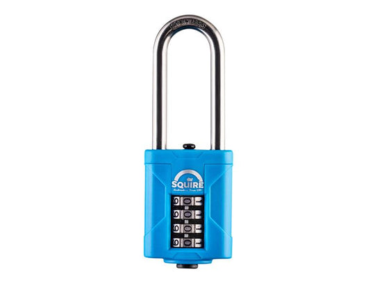 HSQCP50S25 - CP50S25 Heavy-Duty Rustproof Marine Combi Padlock 50mm Long Shackle 63mm