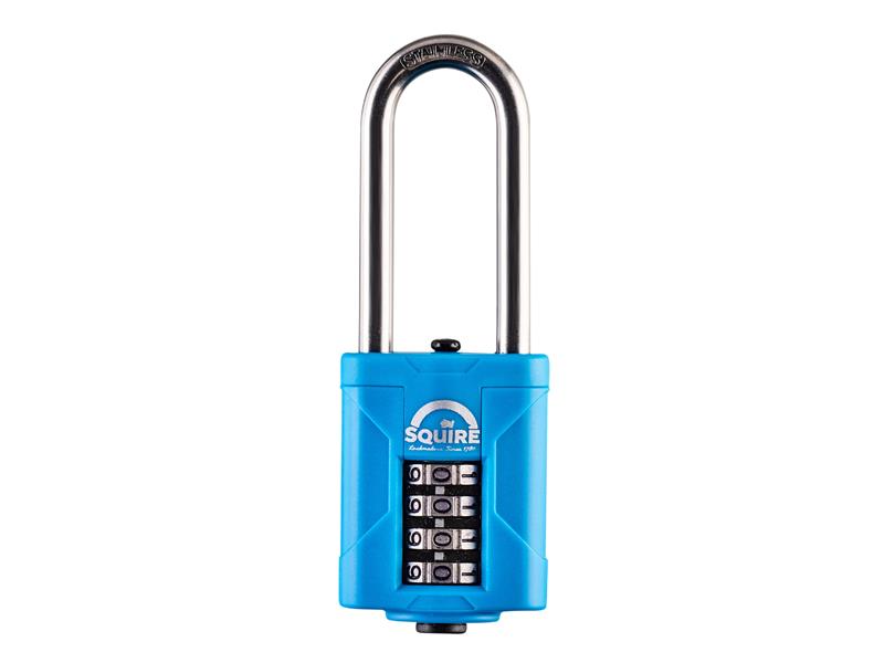 HSQCP50S25 - CP50S25 Heavy-Duty Rustproof Marine Combi Padlock 50mm Long Shackle 63mm