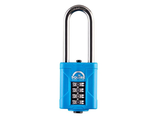HSQCP50S25BX - CP50S25 Heavy-Duty Rustproof Marine Combi Padlock 50mm Long Shackle 63mm Boxed