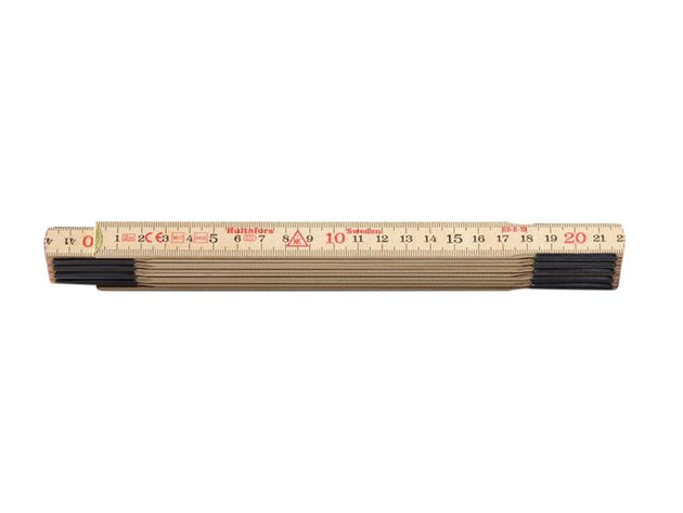 HUL100004 - Wooden Folding Rule 2m