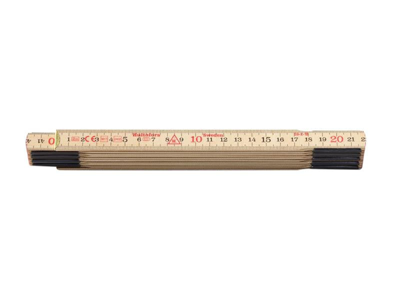 HUL100004 - Wooden Folding Rule 2m