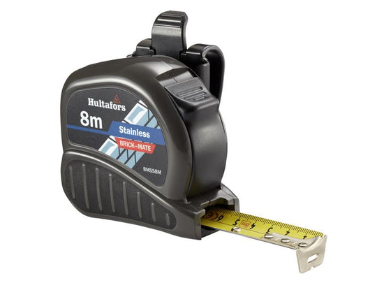 HUL352423 - BMSS8M Brick-Mate Stainless Steel Pocket Tape 8m (Metric only)
