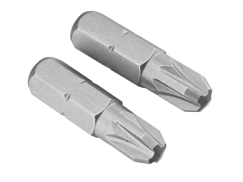IRW10504399 - Pozidriv Insert Bits PZ3 25mm (Pack 2)