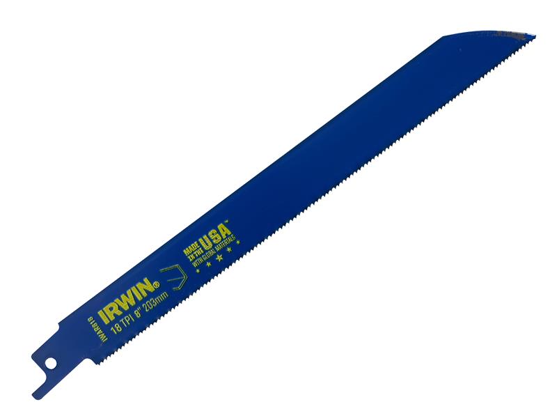 IRW10506426 - 818R Sabre Saw Blade Metal Cutting 200mm 18 TPI (Pack 2)
