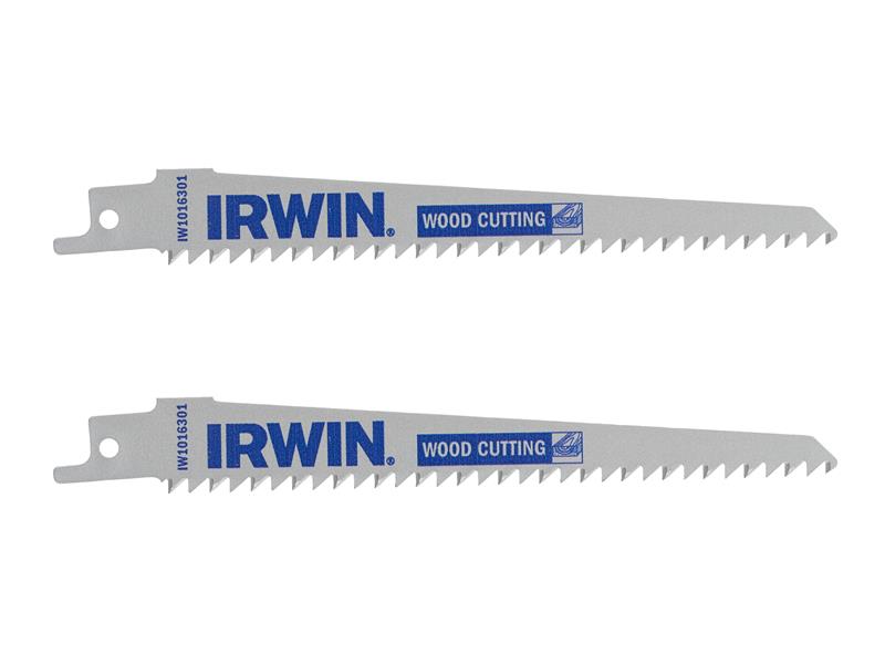 IRWIW1016301 - Sabre Saw Blade Wood/PVC Cutting 152mm (Pack 2)