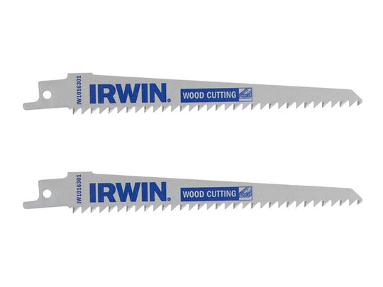 IRWIW1016301 - Sabre Saw Blade Wood/PVC Cutting 152mm (Pack 2)