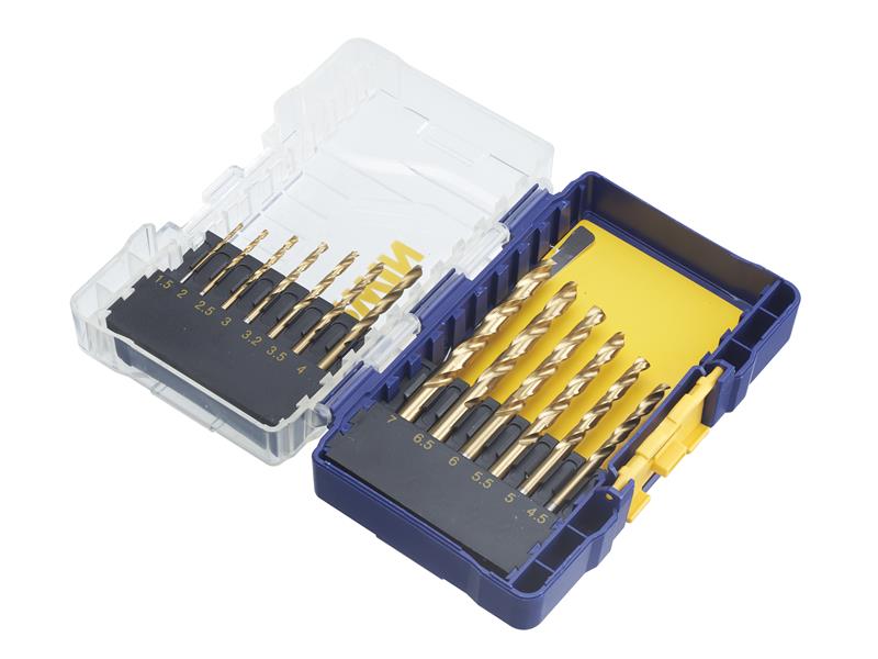 IRWIW3038503 - HSS Titanium Metal Drill Bit Set, 13 Piece