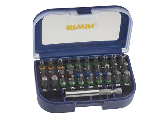 IRWIW6062526 - Colour Coded Screwdriver Bit Set, 31 Piece