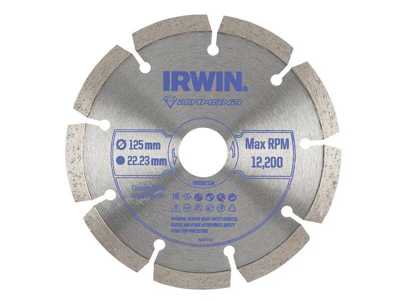 IRWIW8087104 - Segmented Diamond Blade 125 x 22.23mm