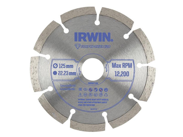 IRWIW8087104 - Segmented Diamond Blade 125 x 22.23mm