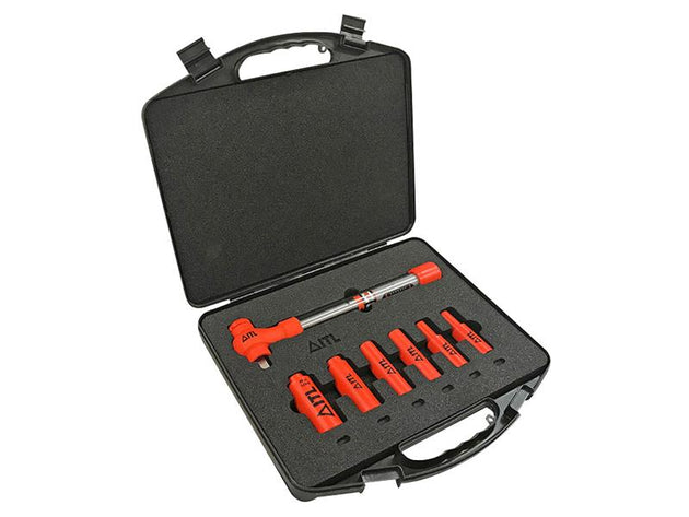 ITL00025 - Insulated 1/2in Drive Imperial Torque Wrench Kit, 7 Piece