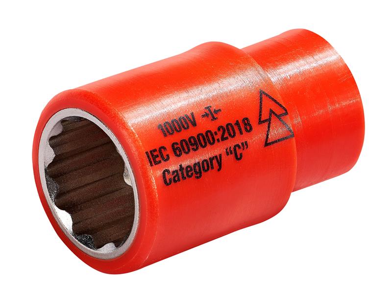 ITL01730 - Insulated 3/8in Drive Socket 17mm